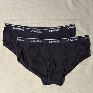 Calvin Klein Black Men's Briefs - Twin Pack